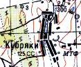 Topographic map of Kubryaky