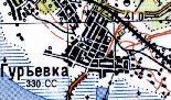 Topographic map of Guryivka