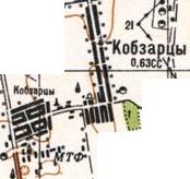Topographic map of Kobzartsi