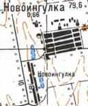 Топографічна карта Новоінгулки