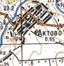Топографічна карта Актового