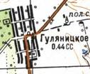 Topographic map of Gulyanytske
