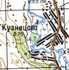 Topographic map of Kuznetsove