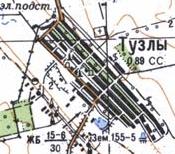 Топографічна карта Тузлів
