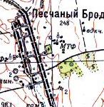 Topographic map of Pischanyy Brid