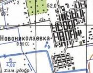 Топографічна карта Новомиколаївки