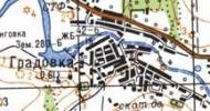 Топографічна карта Градівки