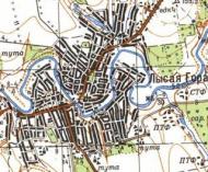 Topographic map of Lysa Gora