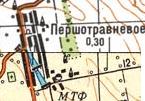 Topographic map of Pershotravneve