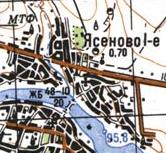 Topographic map of Jasenove Pershe