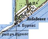 Topographic map of Lebedivka