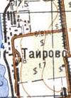 Топографічна карта Таїрового