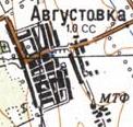 Топографічна карта Августівки