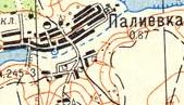 Topographic map of Paliyivka