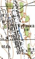 Topographic map of Kubanka