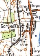 Топографічна карта Богунового