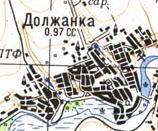 Topographic map of Dovzhanka