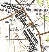 Topographic map of Murovana