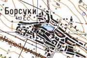 Топографічна карта Борсуок
