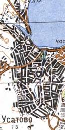 Topographic map of Usatove