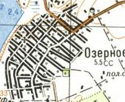 Topographic map of Ozerne