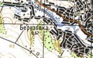 Topographic map of Berezivka