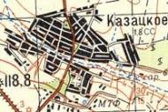 Топографічна карта Козацького