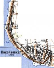 Topographic map of Mykolaivka