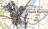 Topographic map of Stara Kulna