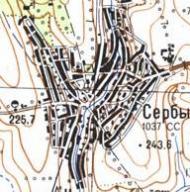 Topographic map of Serby