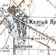 Topographic map of Zhovtyy Jar