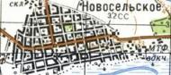 Топографічна карта Новосільського