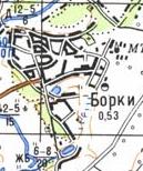 Топографічна карта Бірок