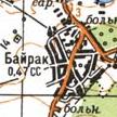 Топографическая карта Байрака
