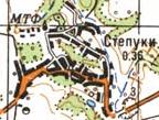 Topographic map of Stepuky