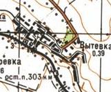 Топографічна карта Витівки