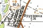 Топографічна карта Фрунзівки