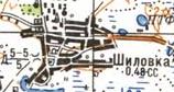 Топографічна карта Шилівки