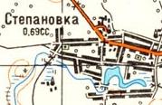 Topographic map of Stepanivka