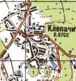Topographic map of Klepachi