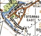 Топографічна карта Гоголевого