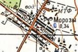Topographic map of Morozy