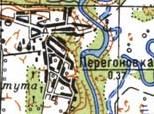 Topographic map of Peregonivka