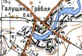 Topographic map of Galuschyna Greblya