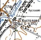 Топографічна карта Кустолового