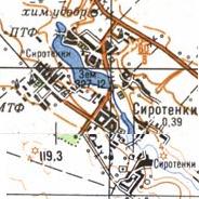 Topographic map of Syrotenky