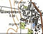 Topographic map of Shamrayivka