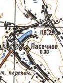 Топографічна карта Пасічного