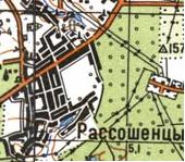 Topographic map of Rozsoshentsi