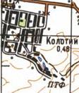 Topographic map of Kolotiyi